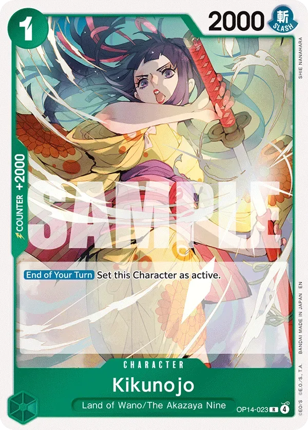 Kikunojo #OP14-023 The Azure Sea's Seven One Piece card