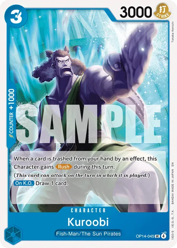 Kuroobi #OP14-045 The Azure Sea's Seven One Piece card