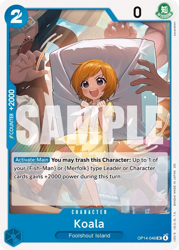 Koala #OP14-046 The Azure Sea's Seven One Piece card