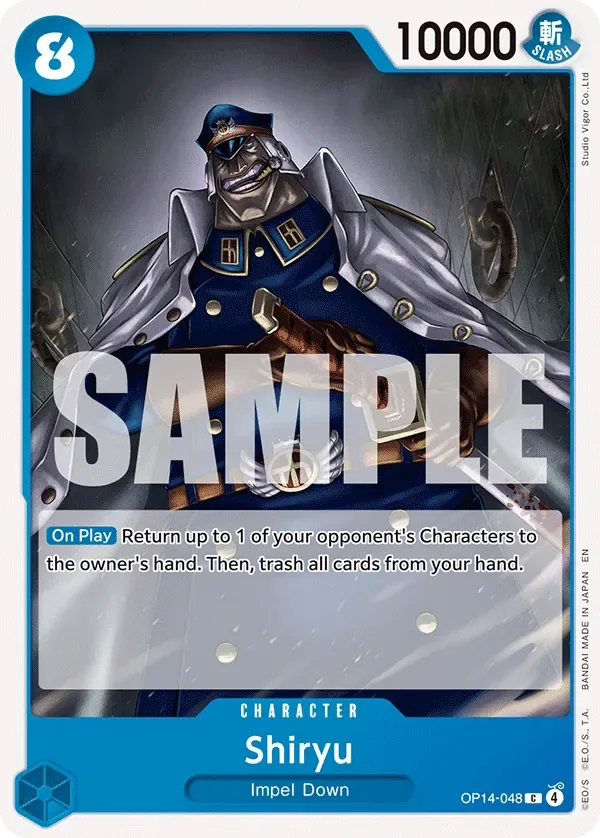 Shiryu #OP14-048 The Azure Sea's Seven One Piece card