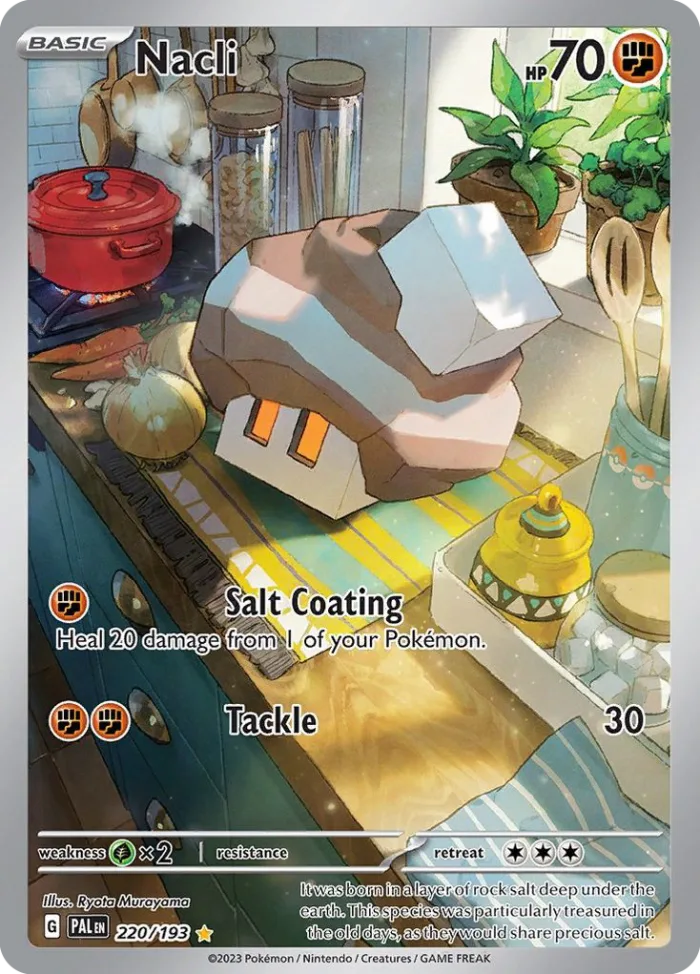 Nacli #220 Paldea Evolved Pokemon card