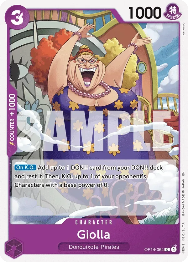 Giolla #OP14-064 The Azure Sea's Seven One Piece card