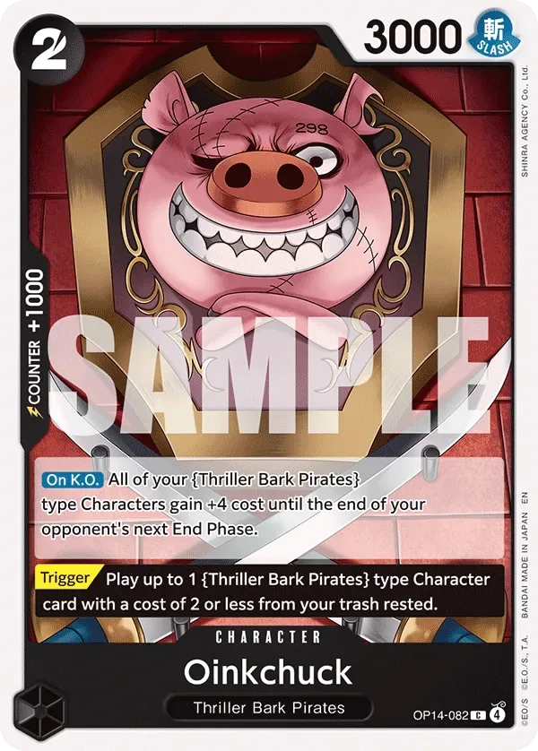 Oinkchuck #OP14-082 The Azure Sea's Seven One Piece card