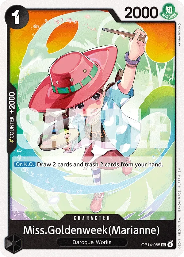 Miss.Goldenweek(Marianne) #OP14-085 The Azure Sea's Seven One Piece card
