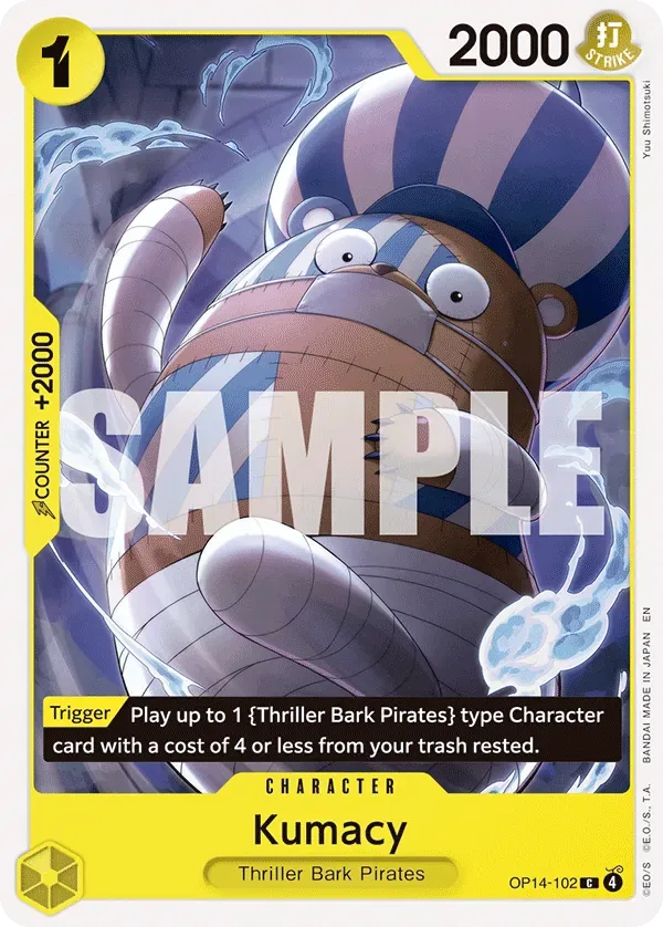 Kumacy #OP14-102 The Azure Sea's Seven One Piece card