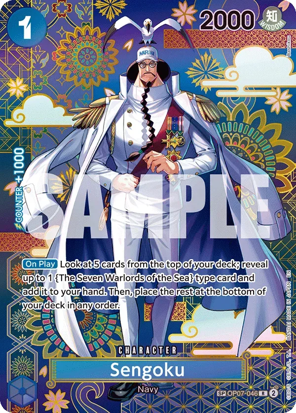 Sengoku #OP07-046 The Azure Sea's Seven One Piece card