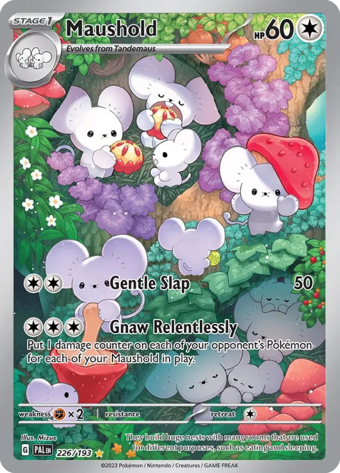 Maushold #226 Paldea Evolved Pokemon card