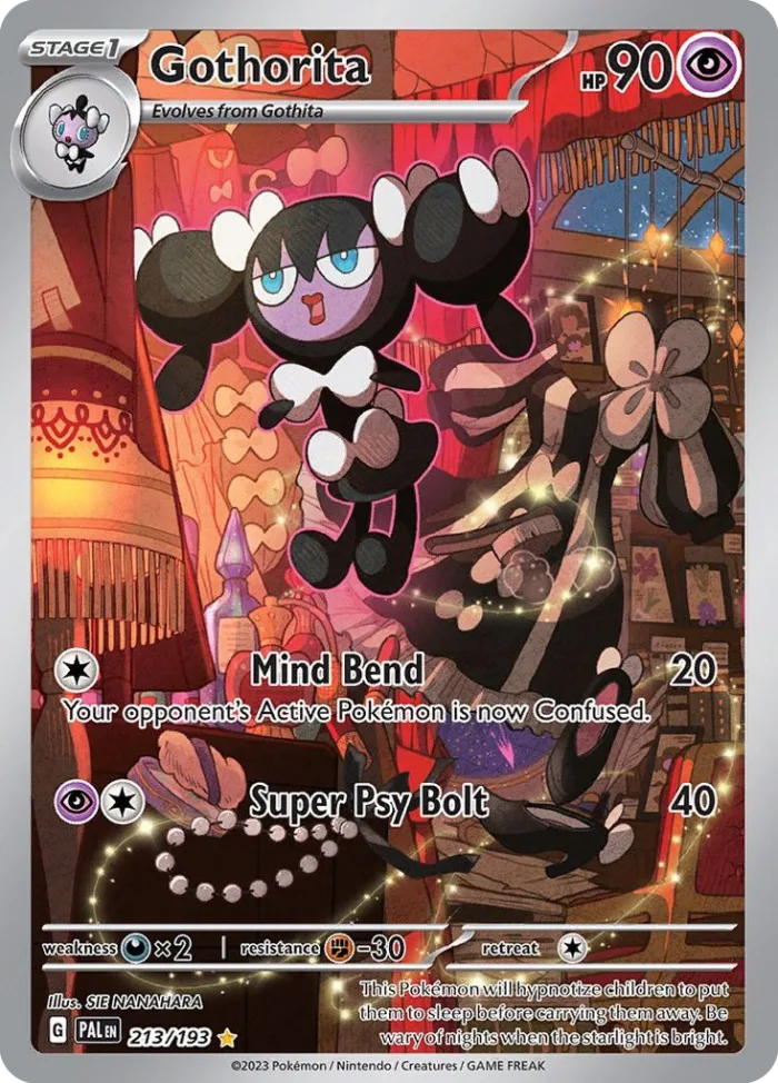 Gothorita #213 Paldea Evolved Pokemon card