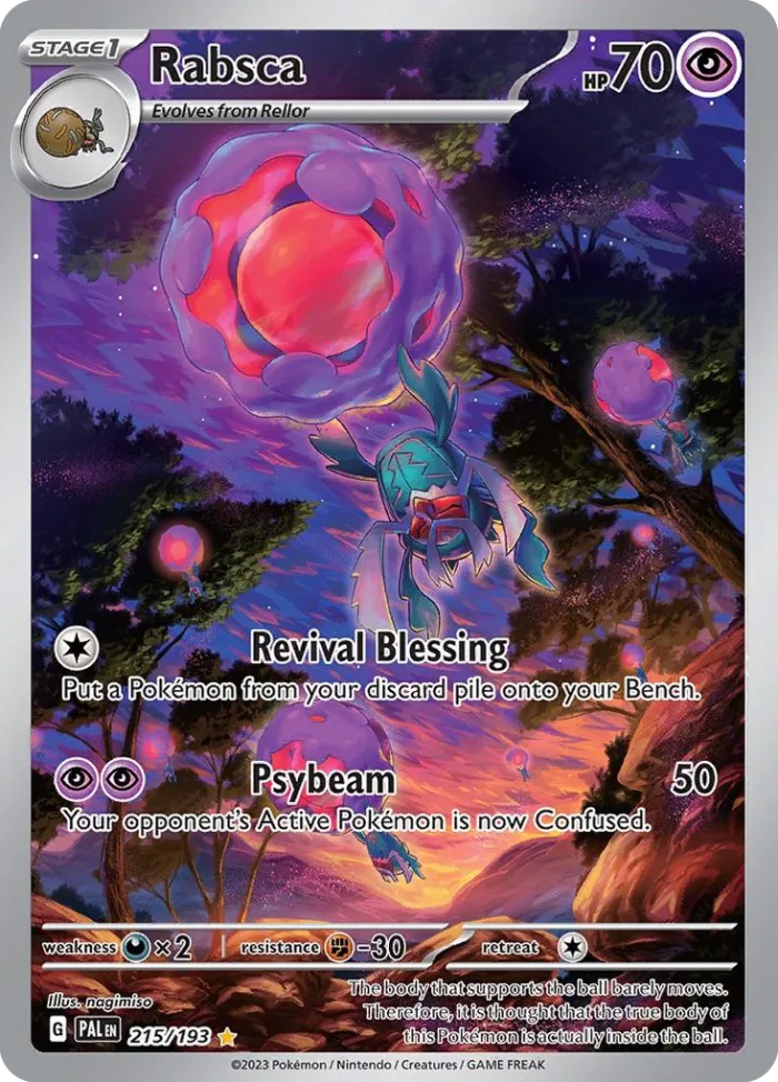 Rabsca #215 Paldea Evolved Pokemon card