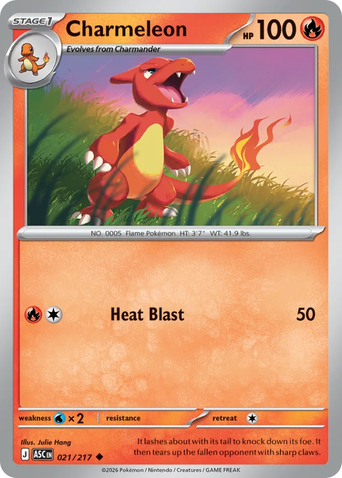 Charmeleon #21 Ascended Heroes Pokemon card