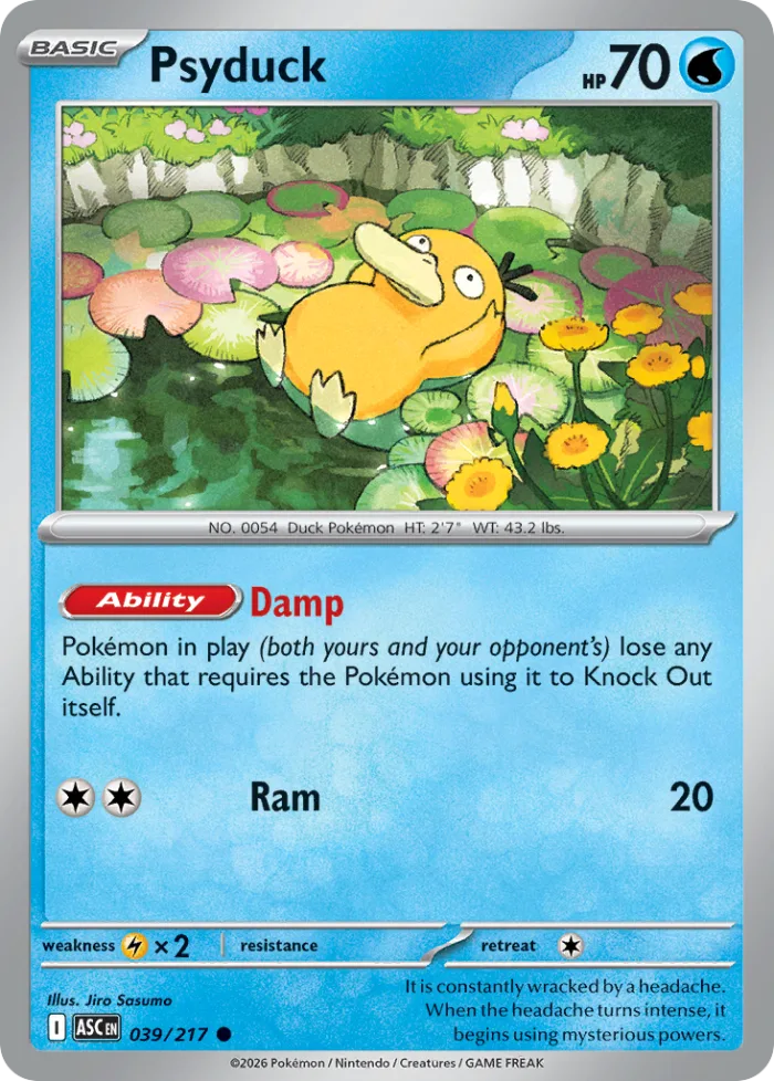 Psyduck #39 Ascended Heroes Pokemon card