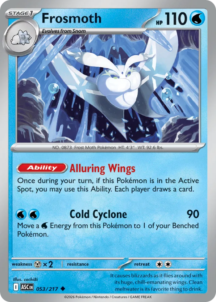 Frosmoth #53 Ascended Heroes Pokemon card