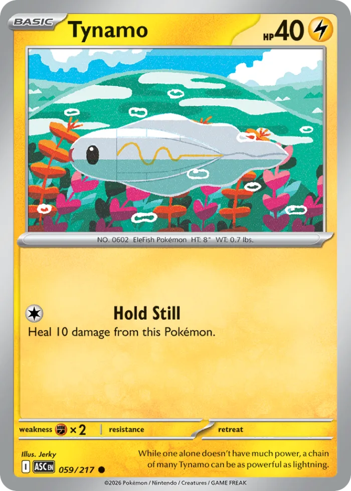 Tynamo #59 Ascended Heroes Pokemon card