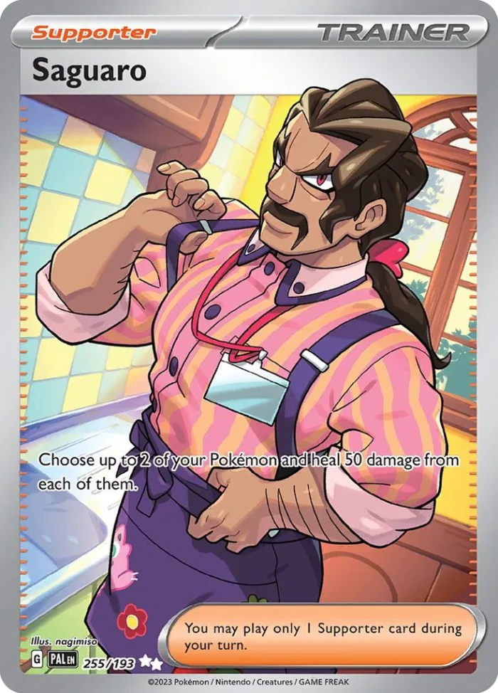 Saguaro #255 Paldea Evolved Pokemon card