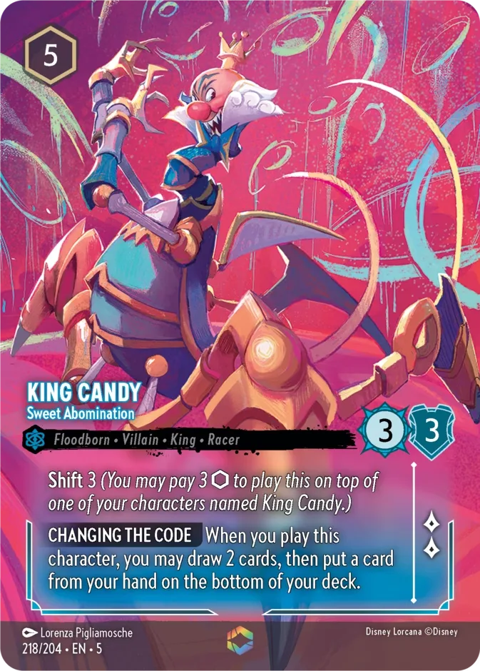 King Candy #218 Shimmering Skies Disney Lorcana card