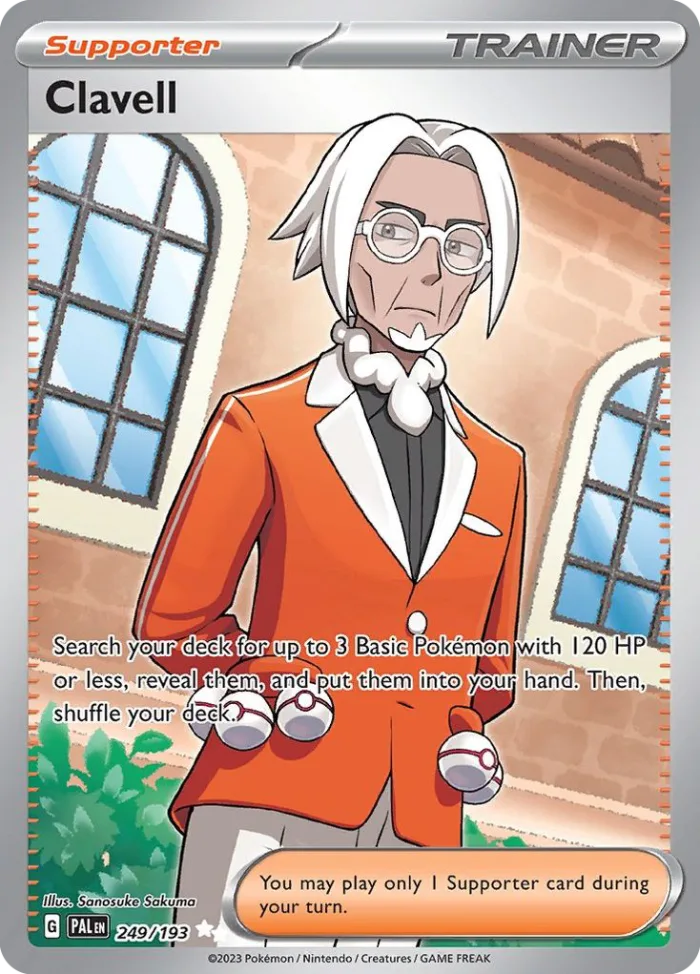 Clavell #249 Paldea Evolved Pokemon card