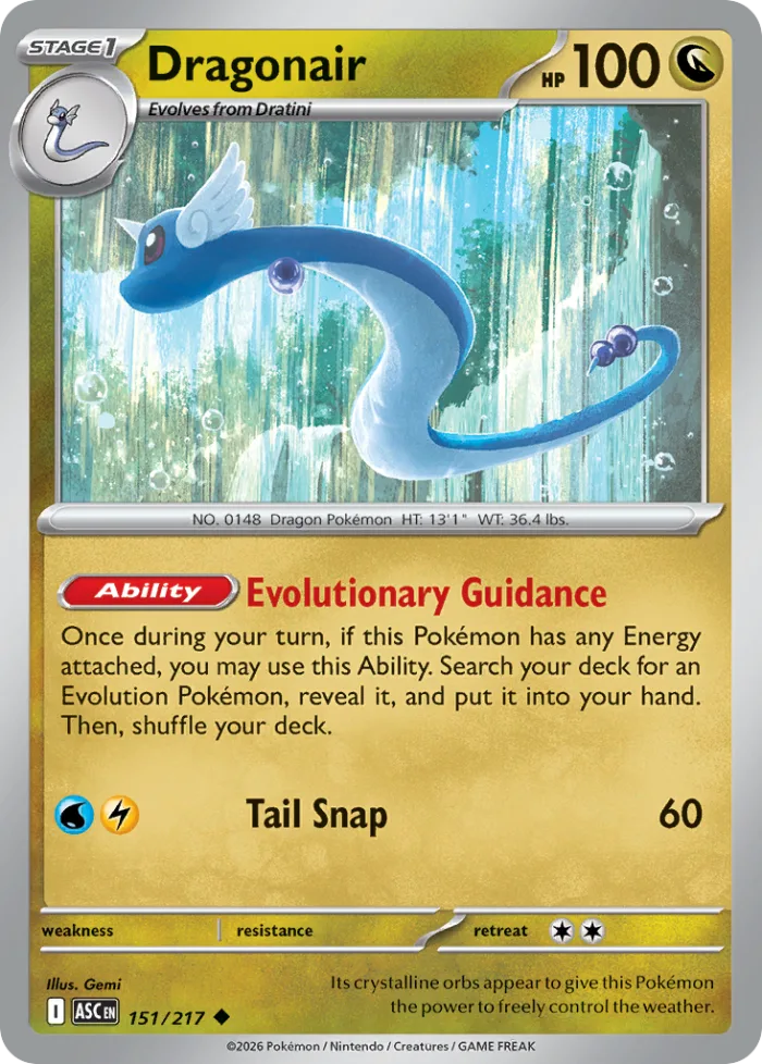 Dragonair #151 Ascended Heroes Pokemon card
