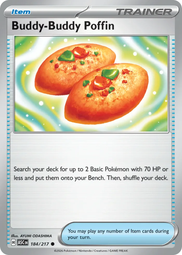Buddy-Buddy Poffin #184 Ascended Heroes Pokemon card