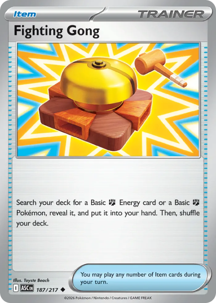 Fighting Gong #187 Ascended Heroes Pokemon card
