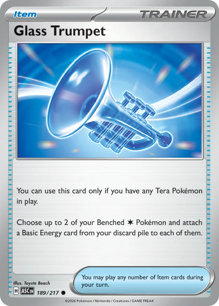 Glass Trumpet #189 Ascended Heroes Pokemon card