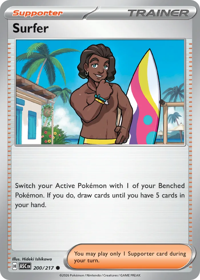 Surfer #200 Ascended Heroes Pokemon card