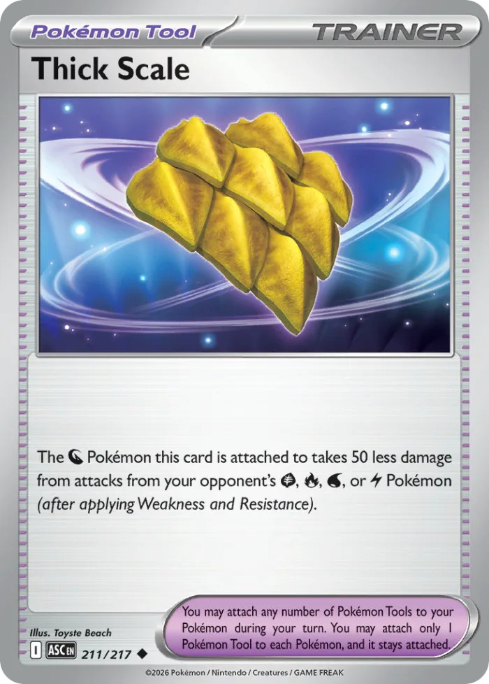 Thick Scale #211 Ascended Heroes Pokemon card
