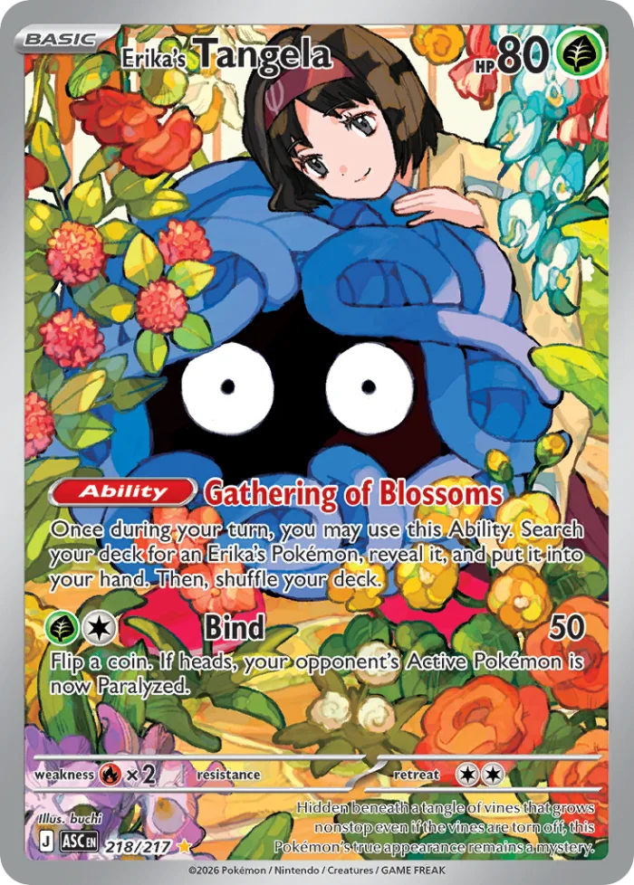 Erika's Tangela #218 Ascended Heroes Pokemon card