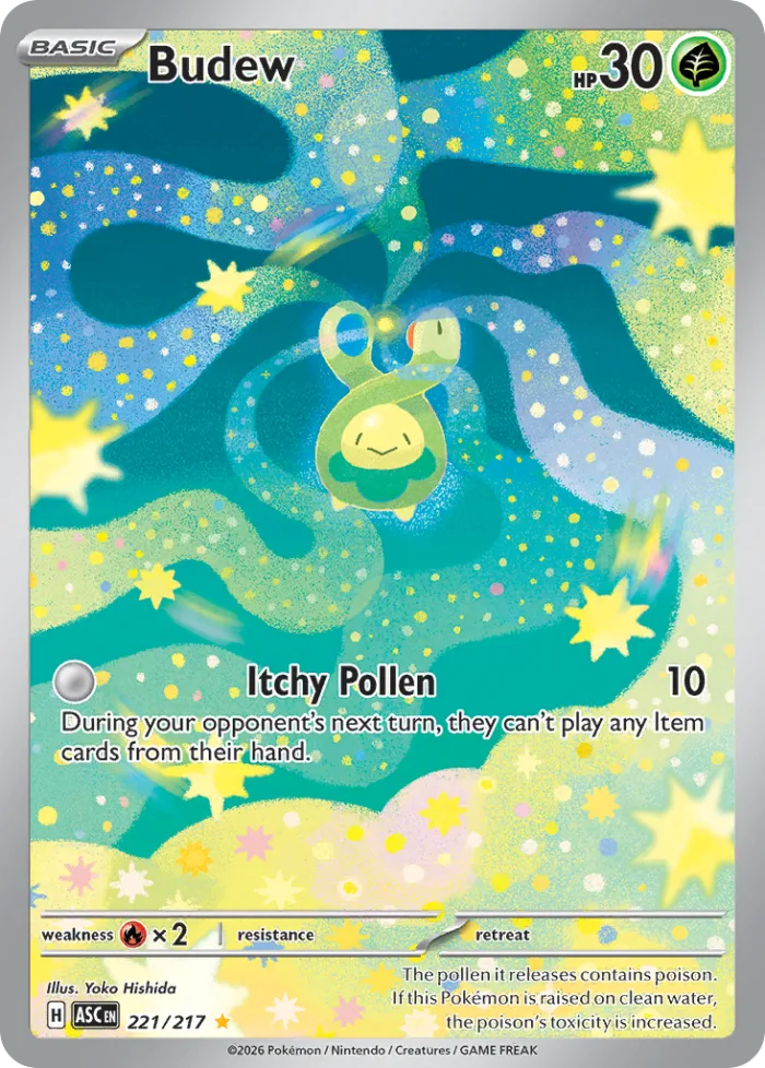 Budew #221 Ascended Heroes Pokemon card