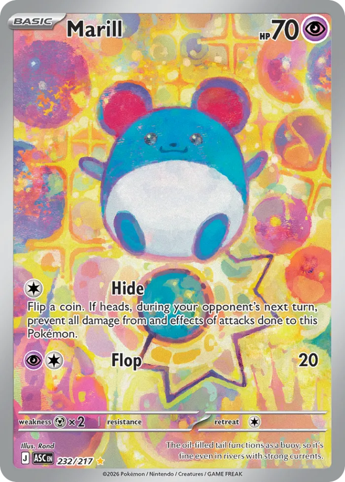Marill #232 Ascended Heroes Pokemon card