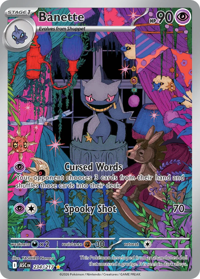 Banette #234 Ascended Heroes Pokemon card