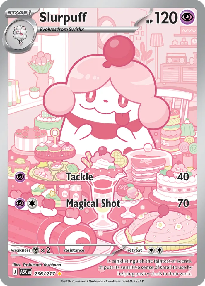 Slurpuff #236 Ascended Heroes Pokemon card