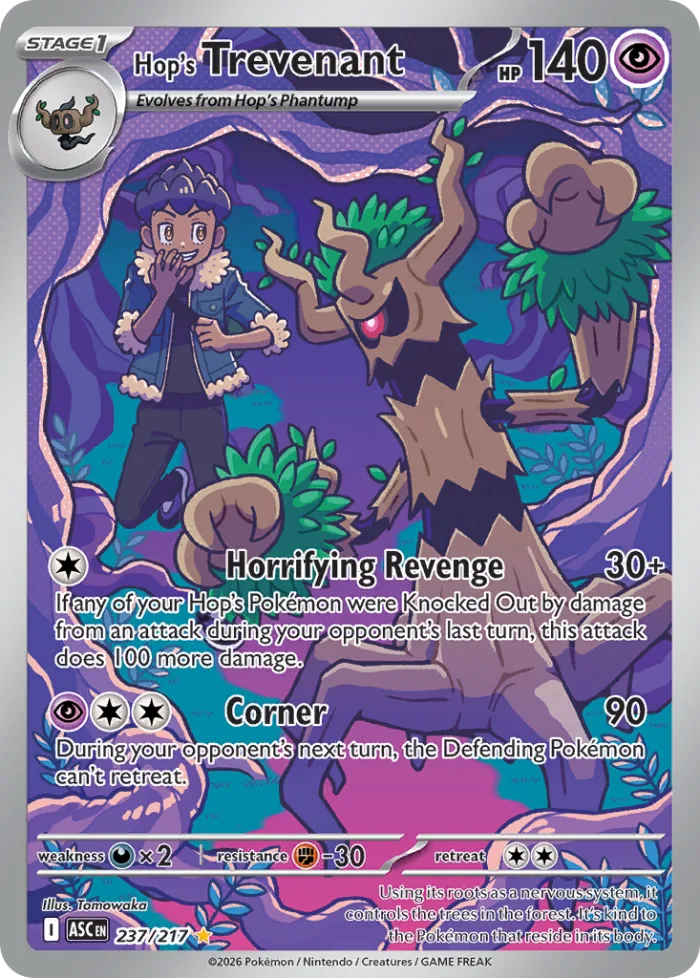 Hop's Trevenant #237 Ascended Heroes Pokemon card