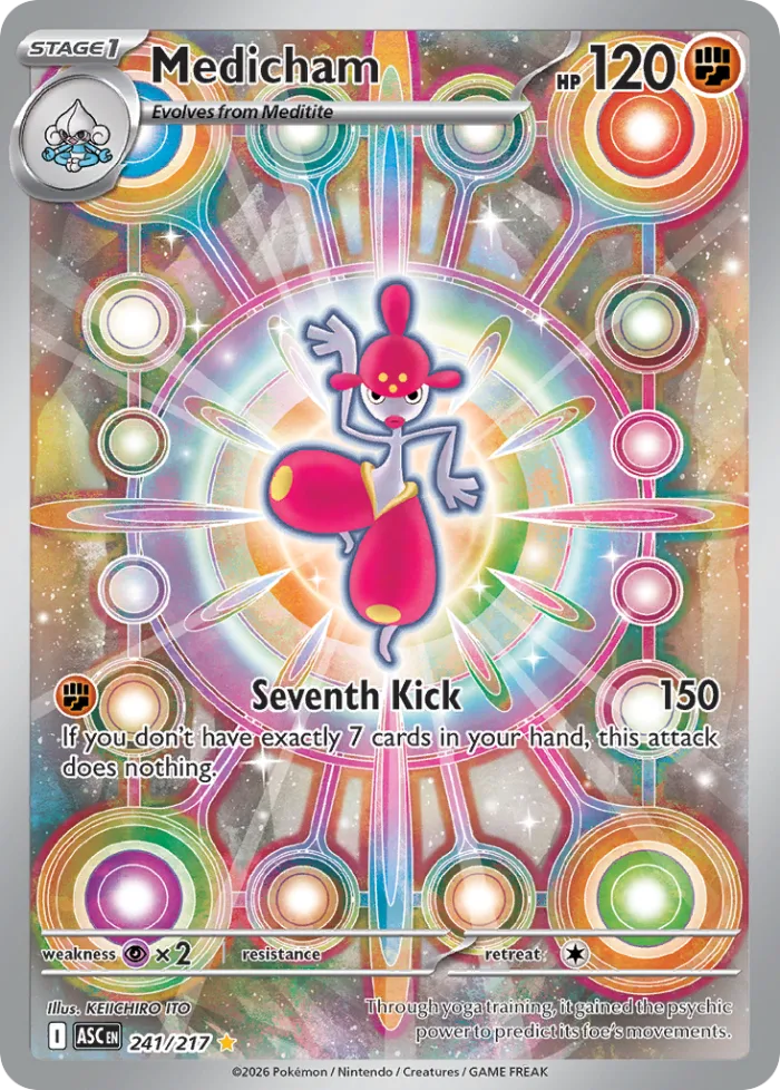 Medicham #241 Ascended Heroes Pokemon card
