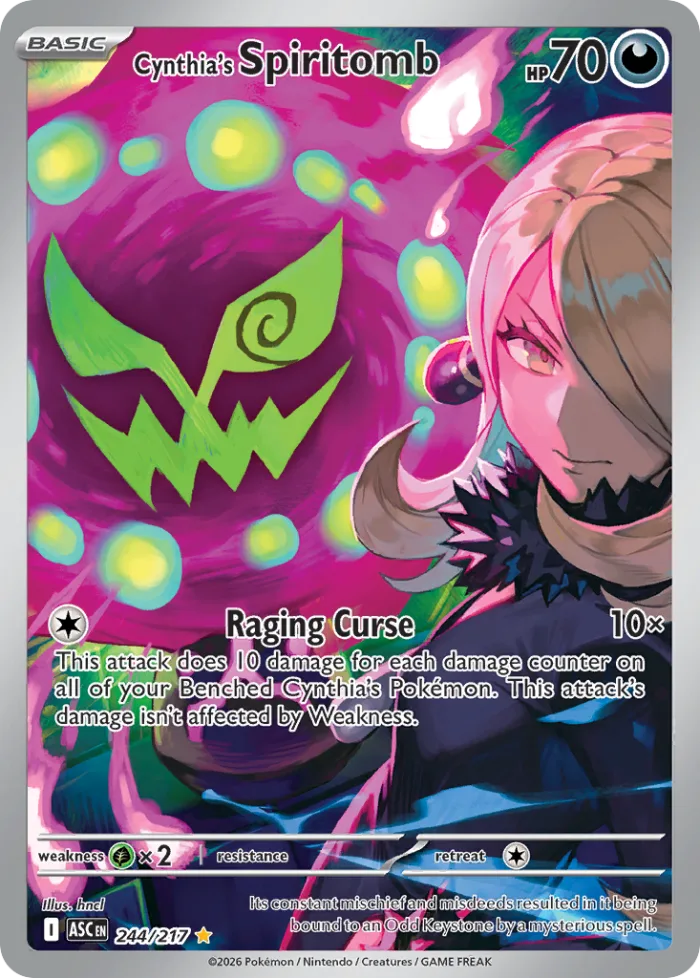 Cynthia's Spiritomb #244 Ascended Heroes Pokemon card