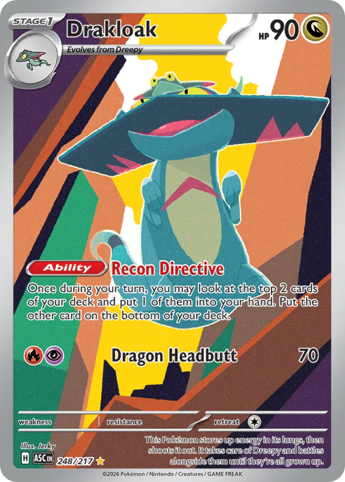 Drakloak #248 Ascended Heroes Pokemon card