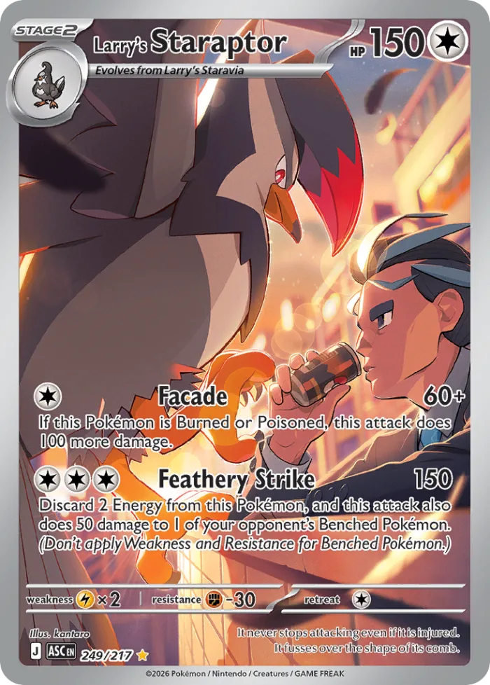 Larry's Staraptor #249 Ascended Heroes Pokemon card