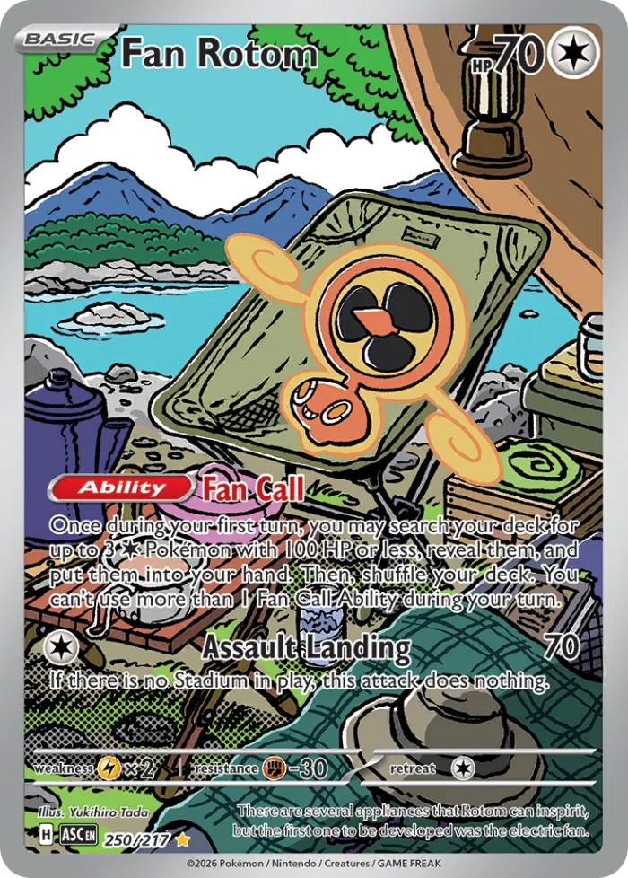 Fan Rotom #250 Ascended Heroes Pokemon card