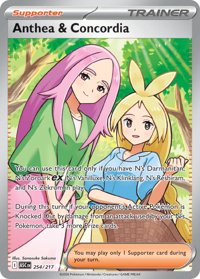 Anthea & Concordia #254 Ascended Heroes Pokemon card