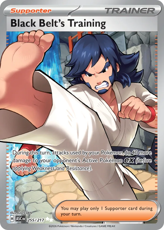 Black Belt's Training #255 Ascended Heroes Pokemon card