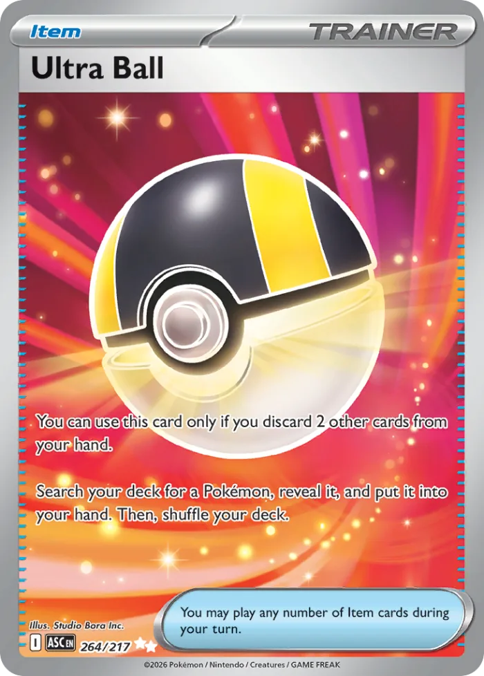 Ultra Ball #264 Ascended Heroes Pokemon card
