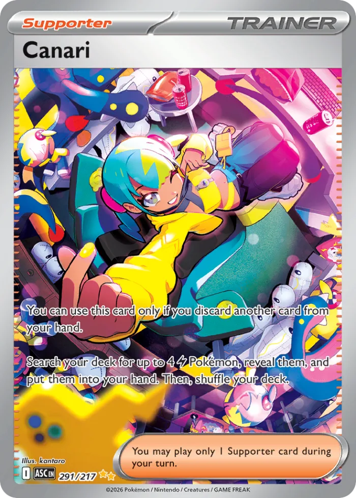 Canari #291 Ascended Heroes Pokemon card