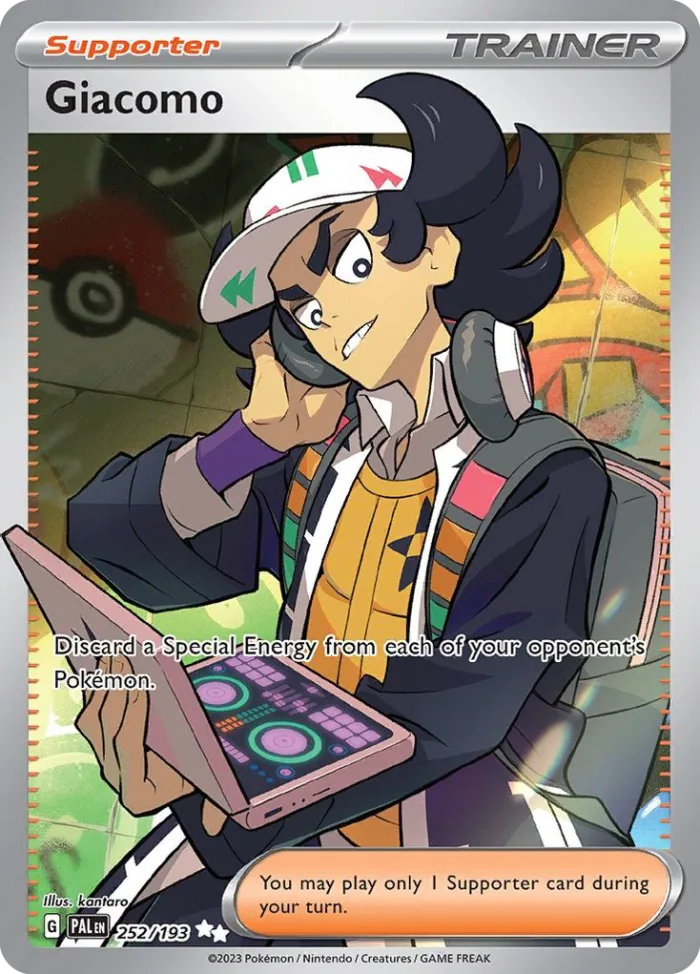 Giacomo #252 Paldea Evolved Pokemon card