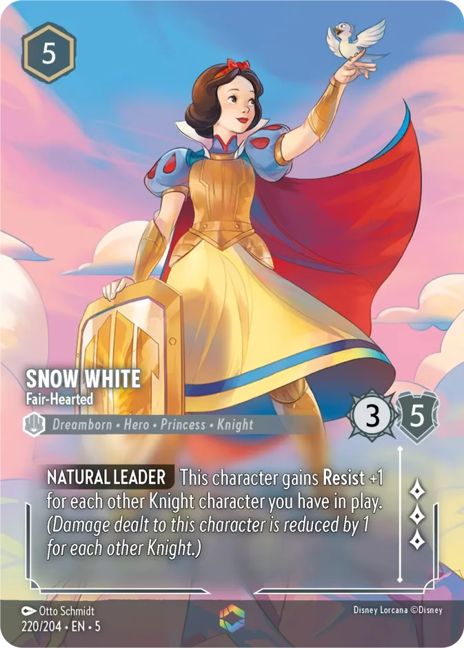 Snow White #220 Shimmering Skies Disney Lorcana card