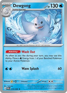 Dewgong #19 Perfect Order Pokemon card