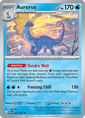 Aurorus #24 Perfect Order Pokemon card