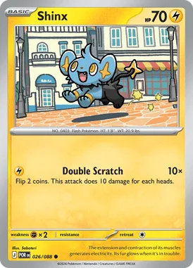 Shinx #26 Perfect Order Pokemon card