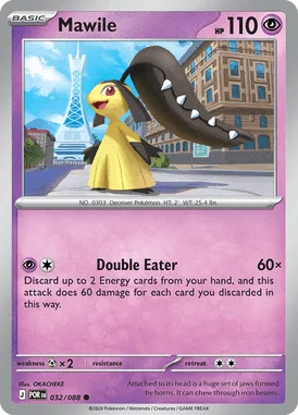 Mawile #32 Perfect Order Pokemon card