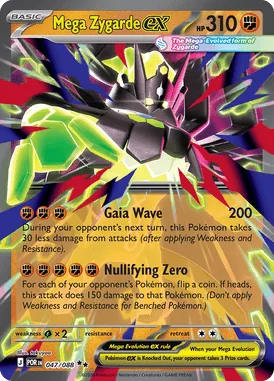 Mega Zygarde ex #47 Perfect Order Pokemon card