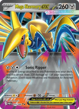 Mega Skarmory ex #55 Perfect Order Pokemon card