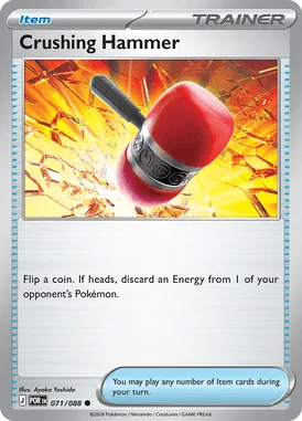 Crushing Hammer #71 Perfect Order Pokemon card